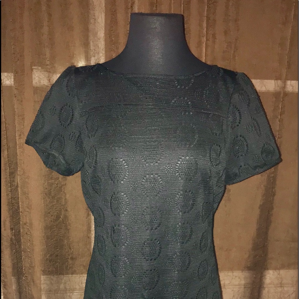Cute lil black dress with lace overlay